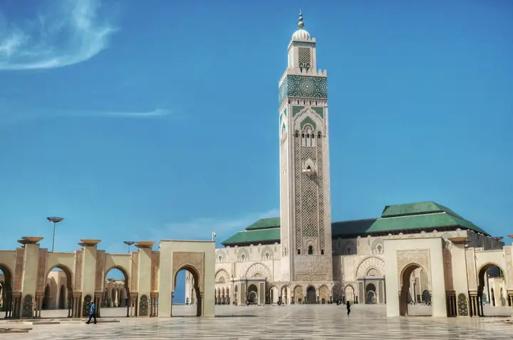Explanada de la mezquita Hassan II